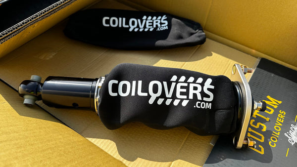 Coilover Sock by Coilovers.com - High-quality 3mm Water-Resistant Neoprene (2 Pack)